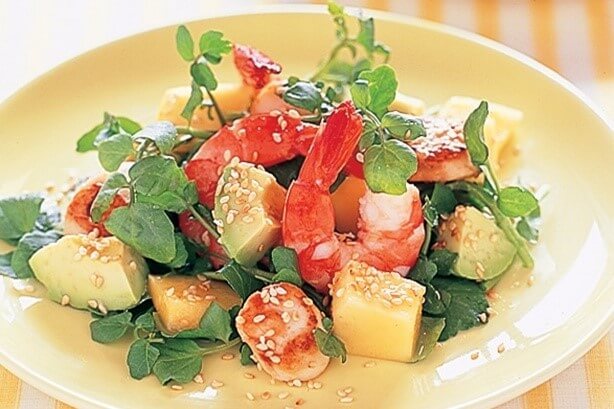 Avocado Prawn & Scallop Salad